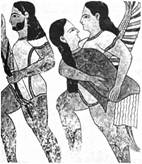Демон смерті забирає душу. Етруський живопис VI ст. до н.е.